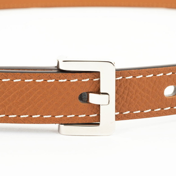 Hermes Belt Pop H 15 80cm H081087CK37080 Epsom Leather Gold Women's HERMES - Picture 7 of 8